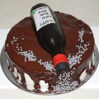 Celebration Cake - Wine Bottle